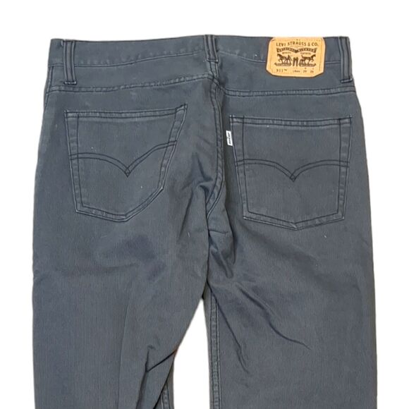 LEVI'S 511 Mens Jeans Skinny Cotton Blend Gray Color Slim Fit Size 29W×29L 18Reg - Picture 5 of 8